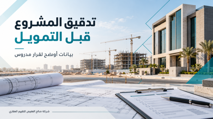 تدقيق المشروع العقاري قبل التمويل
